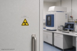 Naklejka BHP 8 cm - Niebezpieczeństwo pożaru - Substancje łatwopalne - W021