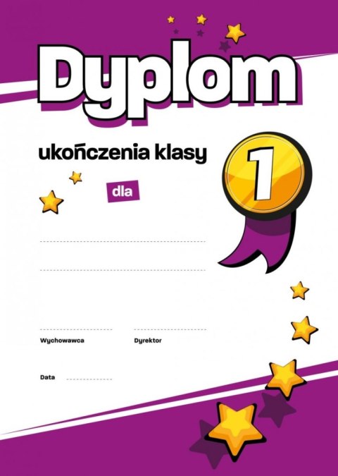 Dyplom ukończenia I klasy