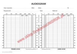 Audiogram AAD-80 - druk
