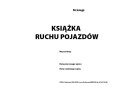 Książka Ruchu Pojazdów A-4 oprawa twarda, numerowana