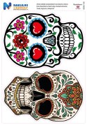 Naklejki meksykańska czaszka - zestaw 2 sztuk