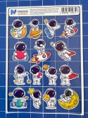 Naprasowanki z astronautą - zestaw 15 sztuk