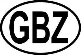 Naklejka na samochód Gibraltar - GBZ