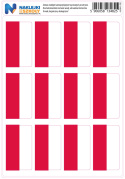 Naklejki Flaga Polski zestaw 12 sztuk