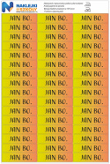 Naprasowanki imienne, imienniki - 48 sztuk
