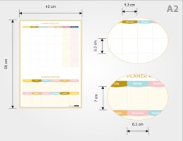 PLANER UNIWERSALNY MIESIĘCZNY+ROCZNY A2 PASTELOVE