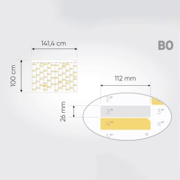 Planer ścienny kalendarz 2024 B0 suchościeralny SUN