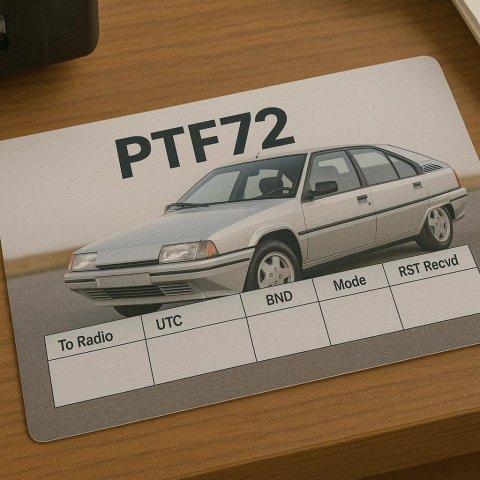 Projekt karty QSL Projekt karty QSL