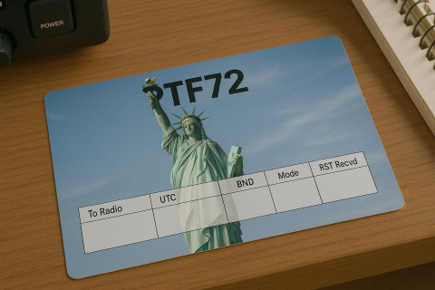 Projekt karty QSL Projekt karty QSL