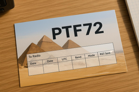 Projekt karty QSL Projekt karty QSL