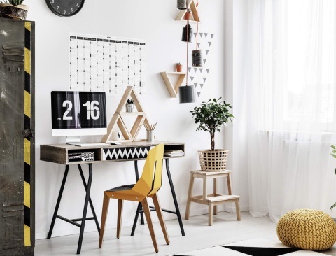 Planer ścienny kalendarz 2027 A0 suchościeralny TĘCZA