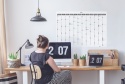 Planer ścienny kalendarz 2027 A1 suchościeralny TĘCZA