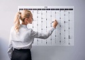 Planer ścienny kalendarz 2027 A2 suchościeralny B&W